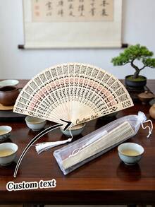 Openwork Fan + Gauze Bag Pendant