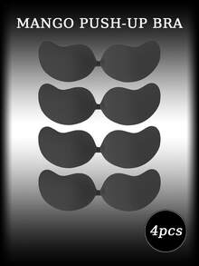 1/2/4 chiếc áo ngực silicon dán tái sử dụng, có khóa cài phía trước, cúp ngực thân thiện với da, phù hợp với cúp AD và váy hở lưng cổ chữ V sâu. - Nhiều màu - Xem 17