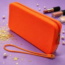 Silicone Cosmetic Bag Handbag, Travel Toiletry Bag Cute Portable Waterproof Cosmetic Storage Pouch Zipper Makeup Organizer - Multicolor - View 12