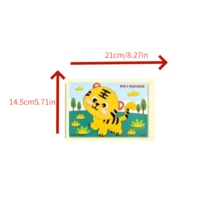 12-Piece EVA Foam 3D Stickers - Kids DIY Craft Project | Cartoon Animal Educational Stickers | Kids Painting Set | Creative Art Activity Set, Fun Gift To Inspire Hands-On Ability (Random Style Delivery) - Multicolor - View 4