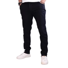 John Silver Men Jeans - 黑色 - 查看 4