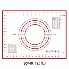 Thảm nướng bột chống dính bằng silicon, Thảm nướng bột pizza chống dính bằng silicon, Dụng cụ làm bánh tự chế - Nhiều màu - Xem 10