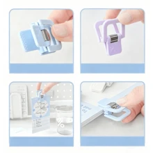 Bộ 4/6 kẹp giấy mini đa năng - Kẹp giấy tối giản, kẹp ghi chú, kẹp giấy kiểm tra và tài liệu, văn phòng phẩm thời trang, kẹp chắc chắn, phù hợp cho văn phòng, trường học, văn phòng tại nhà, dụng cụ đóng gáy và đồ dùng cần thiết cho năm học mới. - Kẹp nhỏ đa năng - Xem 7