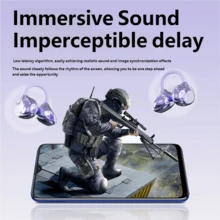 Monster Q13 Bluetooth Earphone Clip-on Bone Conduction Sports Music Game Earpods with Directional Sound Transmission HD Audio Long Standby Touch Control Wireless Headphones Original MonsterQ13 - 查看 6