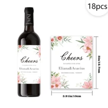 [Customized] 9/18/27pcs, Personalized Wine Label And Sticker Set For Birthday, Customizable Text, Waterproof Label, Custom Sticker, Wine Label, Sticker, Suitable For Birthday Parties And Celebrations, Can Be Used As Birthday Gifts, Wine Bottle Decor, And Home Decoration. - Sets - View 7