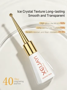XEIJAYI 1件 10ml 浸泡式凝膠頂層塗料，UV/LED相容，適用於美甲藝術收尾，適合沙龍與居家DIY美甲 - 無色 - 查看 6
