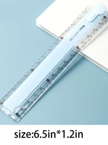 Faltbarer Lineal, buntes, süßes Falzlineal, Schülerlineal, geometrisches Musterdesign Zeichenlineal aus Kunststoff - A - Übersicht 7