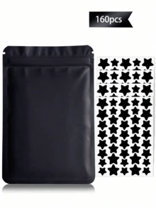 400pcs Black Star Shaped Stickers, Essential For Photography And Face Painting, Suitable For Parties, Gatherings And Entertainment Activities - Multicolor - View 8