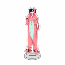 Alien Stage Mizi Sua 15cm 動漫壓克力立牌 透明底座 Q版卡通睡衣設計 桌面擺飾 房間裝飾 家居裝飾 返校季禮物 收藏品 粉絲周邊 可愛動漫禮物 - A - 查看 12