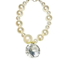2026 Style Diverse Creative Hip-Hop Resin Crystal Pendant Necklace Women's Multi-Layer Exaggerated Necklace Fashion Jewelry Gift - Pearl - View 8