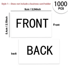 [Personalizado] 200/500/1000 piezas, Tarjetas de visita personalizadas, Tarjetas de visita personalizadas, Tarjetas personalizadas, Tarjetas de escritorio, Tarjetas de agradecimiento, Tarjetas de invitación, Superficie impermeable, Adecuado para oficina, eventos sociales, bodas, cumpleaños y ocasiones especiales, Tarjetas personalizadas, Artículos de oficina esenciales, Apariencia lujosa, Alta calidad - Conjuntos - Ver 9