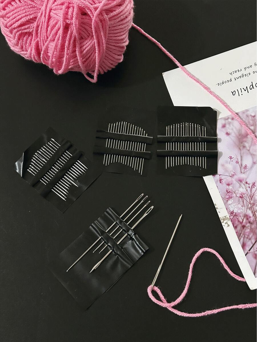 55pcs Multi-Size Hand Sewing Needles, Various Sizes And Models Of Hand Knitting Needles, Multi-Functional, Suitable For Adult Beginners And Embroidery And Needlework Enthusiasts - Hand Sewing Needle - View 1