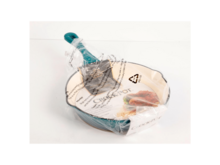 Crock-Pot Crock Pot Artisan Enameled 10" Round Cast Iron Skillet In Teal Ombre - View 2