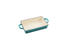 Crock-Pot Crock Pot 112008.01 Artisan Enameled Cast Iron 13-Inch Lasagna Pan, Teal Ombre - 查看 4