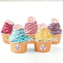 SANRIO 500张/卷 三丽鸥KT猫图案贴纸，可爱卡通圆形封口贴纸，略微防水，易撕，适合母亲节礼物、婚礼季、派对礼品、宾果游戏奖品、返校季、剪贴簿、礼品包装装饰（随机款式） - 彩色 - 查看 9