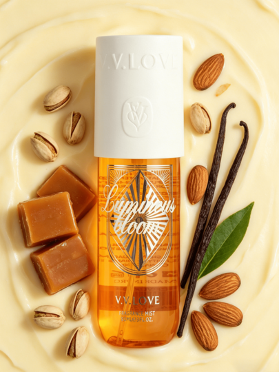 150ml/90ml Caramel Sandalwood Fragrance Spray, Long-Lasting, Natural, Fresh, Portable Air Freshener Spray Suitable For Parties|Parties|Gifts Birthday Gifts