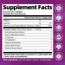 B BEWORTHS BEWORTHS Nighttime Support Capsules - 60 Capsules, Formulated With Green Coffee Beans, White Kidney Beans, And L-Tryptophan - Support Metabolism, Weight Loss, Restful Sleep, And Overall Well-Being. Suitable For Both Men And Women. - 1 Bottle(60 capsules) - 查看 7