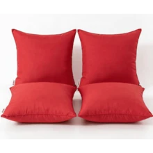 Wholesale Premium Waterproof Cushion Covers - 45x45cm - Wine Red - View 15