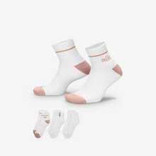 Nike 3 pares de calcetines de tobillo de felpa INNECESARIOS para mujer, calcetines deportivos clásicos para primavera y verano, HV6887-901 - Blanco - Ver 11
