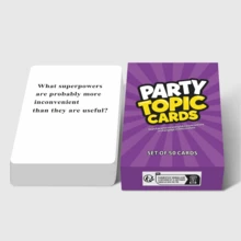 BINDOVE 1 Box Casual Party Conversation Card Game, Social Interaction Entertainment Tabletop Game, Team Building, Suitable For Dinner Party, Family Gathering, Game Night, Travel Entertainment, Thanksgiving, Valentine's Day, Christmas, Halloween Gift - Multicolor - View 7