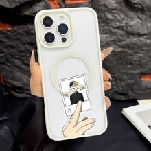 マグネット式黄ばみ防止 | 高級感あふれる2in1アクリルマグネット式スマホケース！スタイリッシュで手触りも良く、実用的な保護機能とマグネット式・耐衝撃設計を融合させた、高級感あふれるケースです。 アニメ風写真ケース  11  17e 手机壳  17e 手机壳 家族、恋人、友人、そして子供たちへのプレゼントに最適です。  14 Plus/16 Pro Max/13 Pro Max/17 Pro/17/15 Pro/12 Pro Max/12/16 Pro/Apple  Air/15 Pro Max/17e/14/16e/11 Pro/17 Pro Max/12 Pro/15 Plus/11 Pro Max/ 13 pro/13/15/16 Plus/14 Pro/16/14 Pro Max - ホワイト - チェックする 21