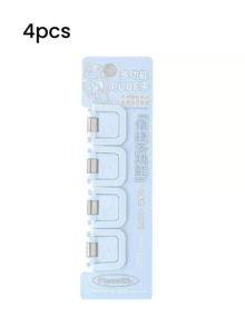 Bộ 4/6 kẹp giấy mini đa năng - Kẹp giấy tối giản, kẹp ghi chú, kẹp giấy kiểm tra và tài liệu, văn phòng phẩm thời trang, kẹp chắc chắn, phù hợp cho văn phòng, trường học, văn phòng tại nhà, dụng cụ đóng gáy và đồ dùng cần thiết cho năm học mới. - Kẹp nhỏ đa năng - Xem 8