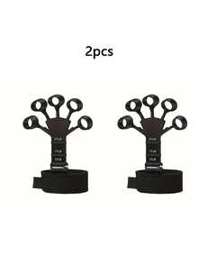 Bộ 2 dụng cụ tập luyện sức mạnh ngón tay, dụng cụ kéo giãn ngón tay, dụng cụ tập luyện sức mạnh ngón tay và bàn tay, nẹp kéo giãn cổ tay, màu đen. - Nhiều màu - Xem 10