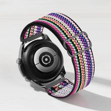 1条弹性表带，兼容 38mm/40mm/41mm/42mm/44mm/45mm/49mm，可调节替换表带，兼容 Ultra系列9/8/7/6/5/4/3/2，18mm/20mm/22mm通用尼龙编织表带，兼容三星Galaxy Watch 6/5/4 40mm/44mm，弹性表带兼容Galaxy Watch 5 Pro 45mm/Watch 4 Classic/6 Classic 42mm/46mm/Active 2/Watch/Watch/智能手表，柔软可调节透气尼龙运动表带，适用于Versa2/Versa3/4/Charge 5/Charge 6手表。 - 多彩條形 - 查看 2