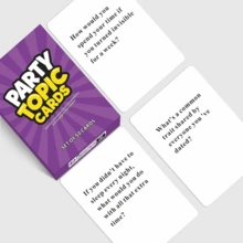 BINDOVE 1 Box Casual Party Conversation Card Game, Social Interaction Entertainment Tabletop Game, Team Building, Suitable For Dinner Party, Family Gathering, Game Night, Travel Entertainment, Thanksgiving, Valentine's Day, Christmas, Halloween Gift - Multicolor - View 5