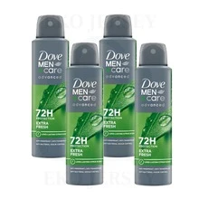 Dove Men+Care Advanced Extra Fresh Spray Deodorant 72H Antiperspirant 150ml Pack Of 4 - Extra  Fresh - View 1