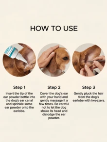 EelJoy Pet Ear Cleaning Powder - Gentle, Comfortable And Soft Ear Care Powder For Cleaning Pet Ears, Ensuring A Clean And Comfortable Ear Canal Environment - Multicolor - View 2