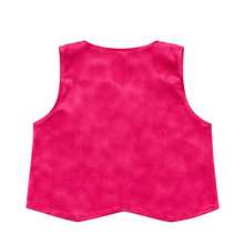 Kit Infantil Estilo Cowboy  – Chapéu + Colete com Franja - Pink - Visão 4
