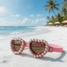 1pc Heart-Shaped Swimming Goggles, Anti-Fog Anti-Water Design, Adjustable Leak-Proof, Suitable For Pool, Beach And Water Park - Pink - View 8