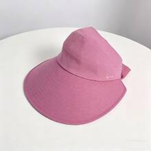 女士宽边太阳帽，透气遮阳帽，户外骑行防紫外线面罩设计，可折叠夏季太阳帽 - 帽子 - 查看 9