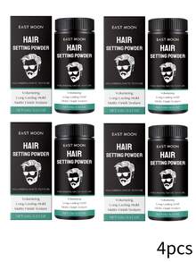 Eastmoon 1/2/3/4 Pcs Polvo Texturizante Mate para Hombre, Volumen Instantáneo y Acabado Natural para Cabello Fino, Fijación Ligera de Almidón de Maíz, Peinado Rápido y Sin Grasa,regalos para hombres y mujeres adecuados para Día de la madre, Día del padre, cumpleaños, bodas y fiestas,ofertas,maquillaje,Envío Gratis - Polvos fijadores mate para hombre - Ver 12