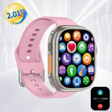 2.01 Inch Full Screen Metal Body Smartwatch, Compatible With IOS And Android Phones, (Call/Dial), Multiple Sports Modes/Abundant Watch Faces/Built-In Games/AI Voice Control/Unisex Sports Watch - View 3