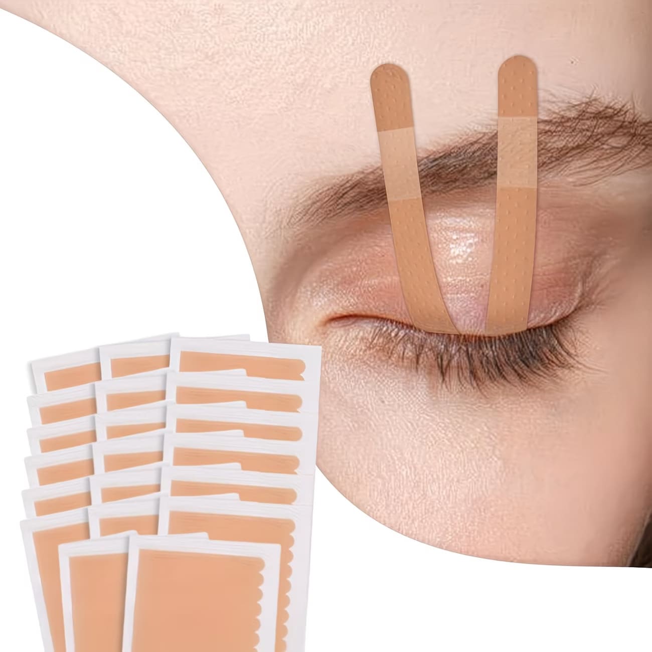 6 Rolls (96 Pieces) Of Breathable Micro-Hole Eyelash Extension Tape - Specially Designed For Eye Makeup Application - Multicolor - View 1