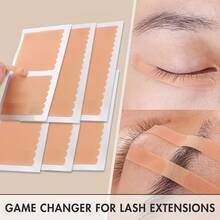 6 Rolls (96 Pieces) Of Breathable Micro-Hole Eyelash Extension Tape - Specially Designed For Eye Makeup Application - Multicolor - View 3