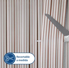 HOMYGO - PVC Door Curtain 90x210cm Anti-Insect | Indoor/Outdoor Use | Durable Aluminum Bar | Easy Installation | Various Colors - 咖啡棕 - 查看 5