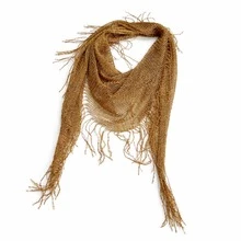 1件金属光泽金银色发箍、流苏三角围巾、露背上衣，嘻哈街头风 - 彩色 - 查看 13