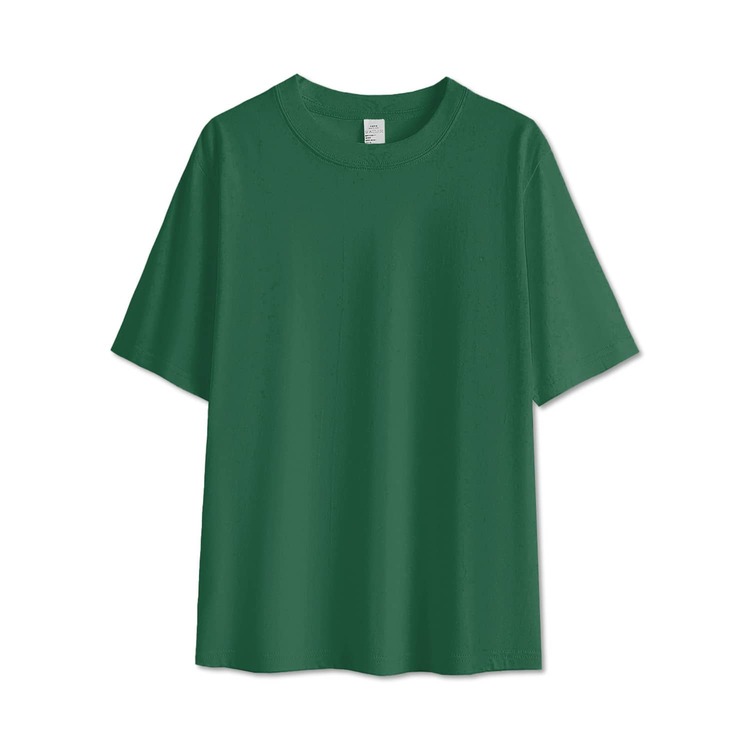Heart T-Shirt With Words Of Kindness - Minimalist And Positive Style - Green - View 2
