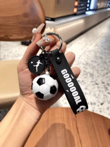 1 pièce Porte-clés de Coupe du Monde de football, pendentif de football exquis, pendentif unisexe à la mode pour sac à dos, accessoire thématique de football créatif, cadeau commémoratif pour fans, porte-clés de voiture, porte-clés, décoration de sac à dos d'étudiant, forme de football 3D, compact et exquis, conception unique, minimaliste, accessoire, indélébile, convient pour la décoration de sacs à dos et de clés de voiture d'étudiants, pendentif de sac pour couples étudiants, convient également comme cadeau de fan et décoration quotidienne. - Multicolore - Voir 9