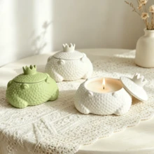 Frog Shaped Silicone Mold, Suitable For Home Decor And Handmade Crafts Such As Resin, Cement, Candle Making - Crown, Polka Dot, Toad Figurine - Toad Mold - View 4