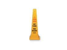 Rubbermaid Commercial 6276-77 Four-Sided Caution- Wet Floor Yellow Safety Cone- 12-1/4 X 12-1/4 X 36h - C - 查看 4