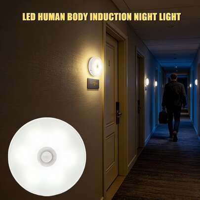 Đèn đọc sách LED cảm biến chuyển động - Sạc USB, đèn ngủ từ tính, độ sáng cao, thích hợp cho cầu thang, tủ quần áo, phòng ngủ và tủ giày.