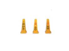 Rubbermaid Commercial 6276-77 Four-Sided Caution- Wet Floor Yellow Safety Cone- 12-1/4 X 12-1/4 X 36h - C - 查看 5