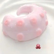 1pc Silicone Octopus Tentacle Squeeze Toy, Cute Food Prank Pendant, Creative Office Desk Stress Relief Gift, Holiday Present, Perfect Gift - Multicolor - View 11