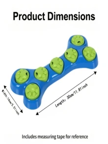 Khay ăn chậm hình xương cho chó! Giấu thức ăn, khay ăn tương tác dạng trò chơi, cho ăn chậm giúp ngăn ngừa nôn mửa và đầy hơi, thúc đẩy tiêu hóa, được làm từ chất liệu bền chắc. - 500ml - Xem 8
