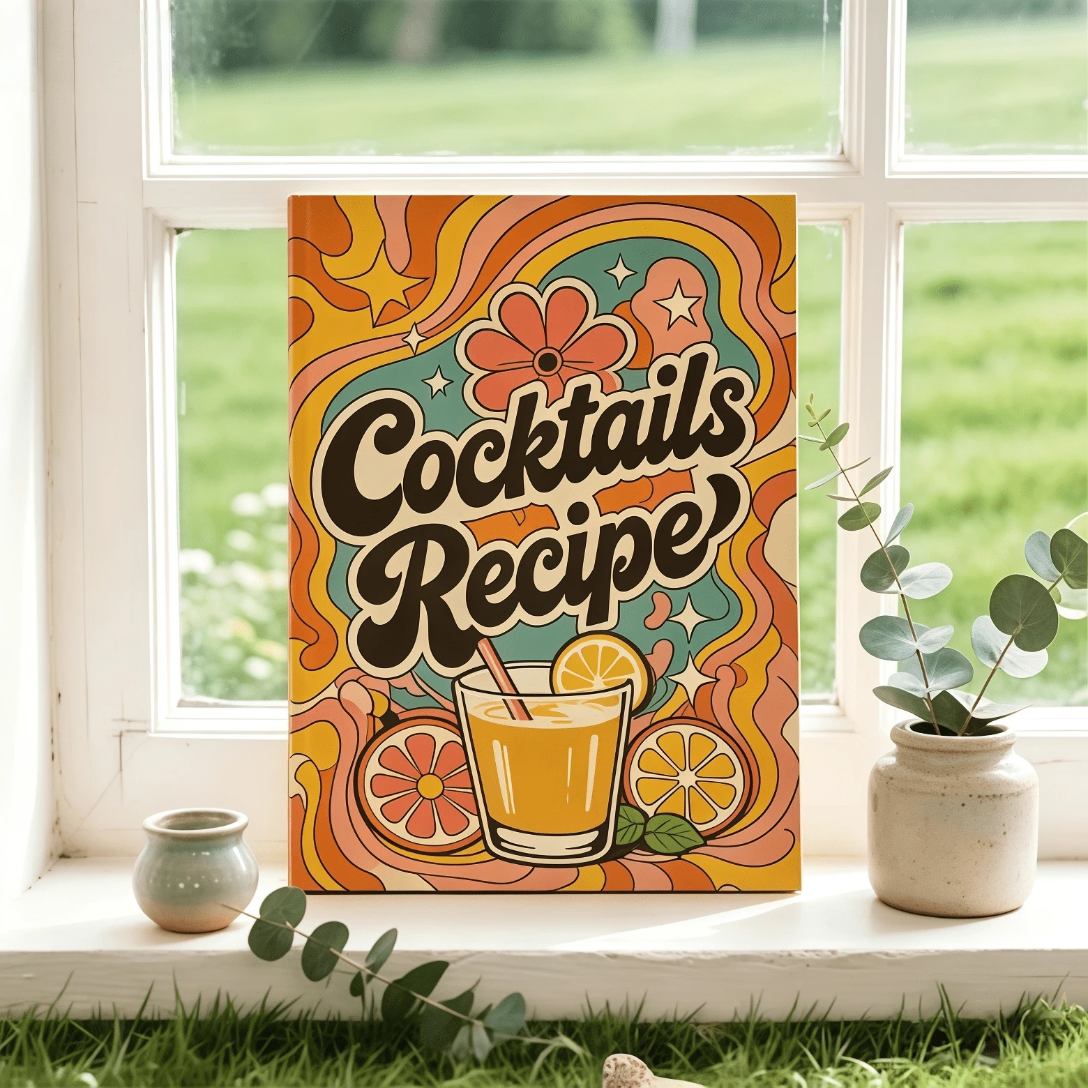 复古家用调酒配方笔记本 | 螺旋装订，鸡尾酒爱好者的必备 - 1pc調酒本 - 查看 1