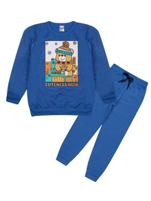 8-Piece Boys' Winter Sweatshirt Set (Sizes 1-16) - 4 Sweatshirts + 4 Pants - Kit Of 2 Sets (2 Jackets + 2 Pants) - View 7